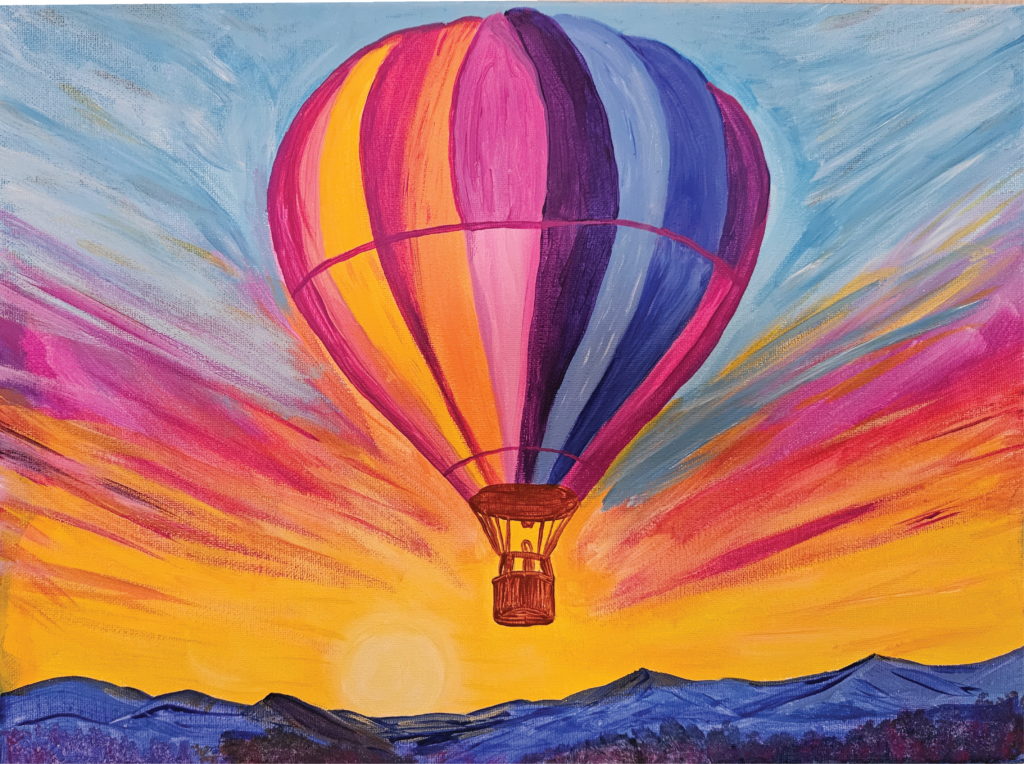 Balloon Sunrise Paint Kit