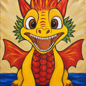 Edgar the Dragon Paint Kit
