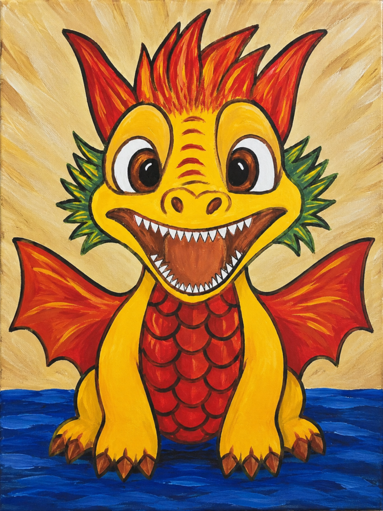 Edgar the Dragon Paint Kit